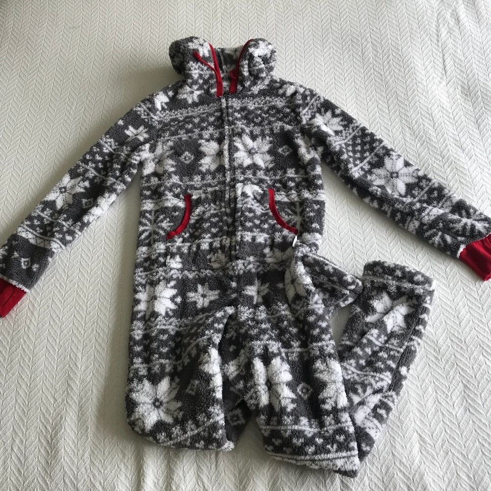 Snowflake Pajamagram Christmas Onesie